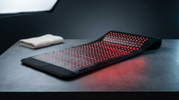 2026 Upgraded Dual Wavelength LED Beads 660Nm&850Nm Red Light Therapy Mat Full Body, Used to Face and Body Pain Relief Skin Health Personal Care, 75" X 35'' (Black) — Lifestyle
