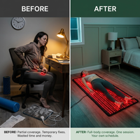 Red and Near-Infrared Light Therapy Mat for Whole Body — Before & After